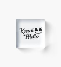Keep it Mello - Marshmello Acrylic Block