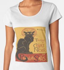 Tournee du Chat Noir De Rodolphe Salis Vector Women's Premium T-Shirt