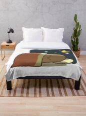 Sleeping Potato Throw Blanket