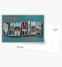 Greetings from Hawkins, Indiana Postcards