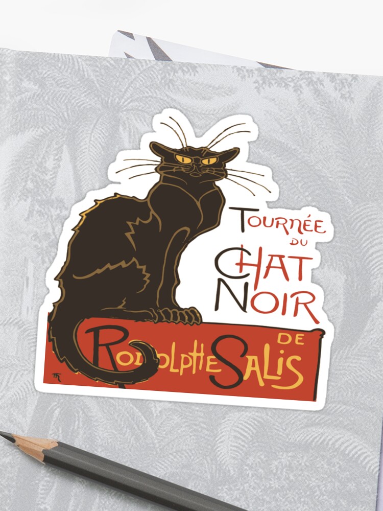 Tournee Du Chat Noir De Rodolphe Salis Vector Sticker By Taiche