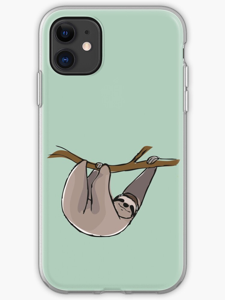 Happy Boho Sloth Floral iPhone 11 case Happy Boho Sloth Floral iPhone 11 case