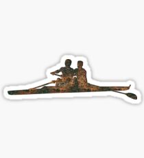 Rust Rowing Sticker Sticker