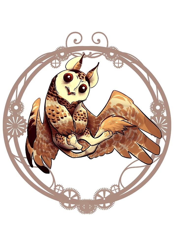 "OwlGriffin" by LeonCino Redbubble