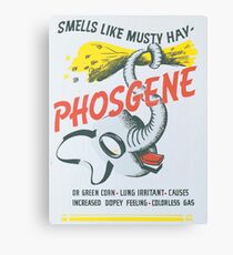Vintage poster - Phosgene Canvas Print