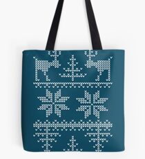 nordisches Strickmuster Tasche