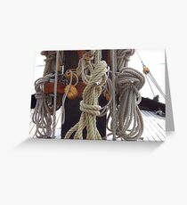 Cast off! Greeting Card