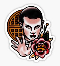 Traditional Eleven Tattoo Piece Sticker