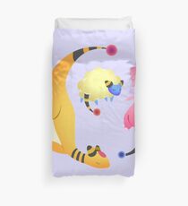 Ampharos and fam Duvet Cover