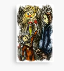 Jason Vorhees Sam Trick 'r' Treat & Evil Clown Canvas Print