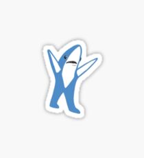 Left Super Bowl Shark Sticker