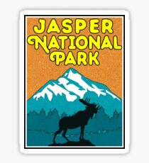 Jasper National Park Alberta Canada Moose Nature Laptop Sticker