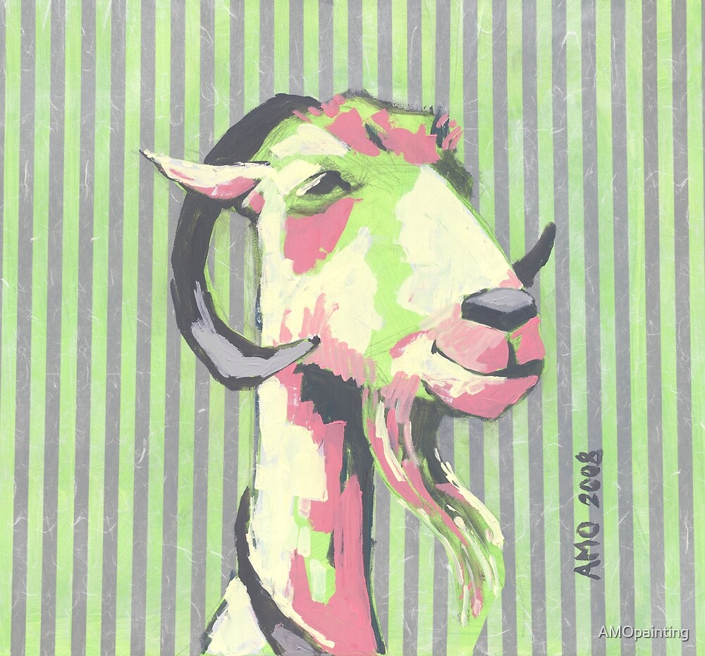 Граффити коза