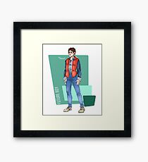 Marty McFly Framed Print