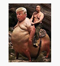 Putin reitet Trump Fotodruck