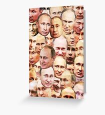 Vladimir Putin Greeting Card