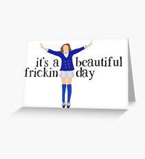 Es ist ein schöner Frickin Day Grußkarte