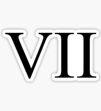 Roman Number: VII Sticker