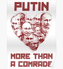 Póster Putin más que un camarada