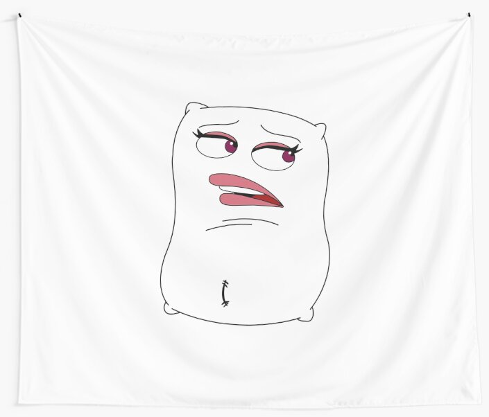 "Big Mouth Jay's Pillow" Wall Tapestries by ShayMcG Redbubble