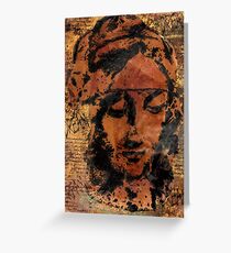 Da Vinci Woman Greeting Card