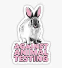 Against Animal Testing Sticker