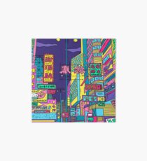 Neon city Art Board