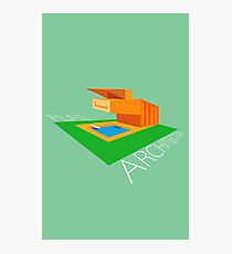 FLAT ARCHITECTURE Photographic Print