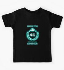 Lewis Hamilton 4 Time World Champion Kids Tee