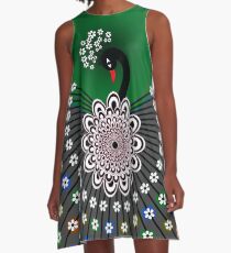 Peacock 5 A-Line Dress