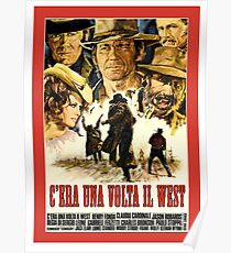 Old western movie poster Poster