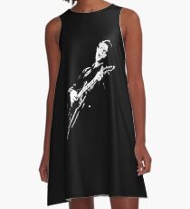 Vestido acampanado camiseta de elvis