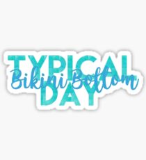 Pegatina Día de Bikini Bottom