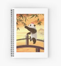 hungry panda Spiral Notebook