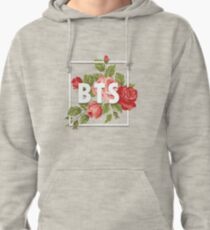 BTS floral frame Pullover Hoodie