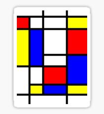 Pegatina Mondrian