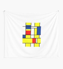 Mondrian Rectangles Wall Tapestry