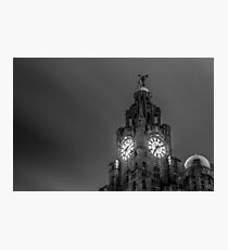 Top of the Liver Building tower Photographic Print