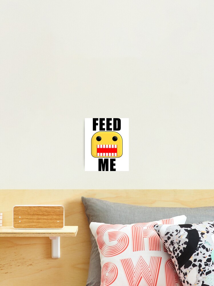 Roblox Feed Me Giant Noob Photographic Print By Jenr8d Designs - roblox feed me giant noob tapestry by jenr8d designs redbubble