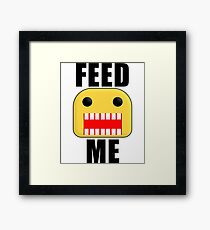 Roblox Feed Me Giant Noob Framed Print