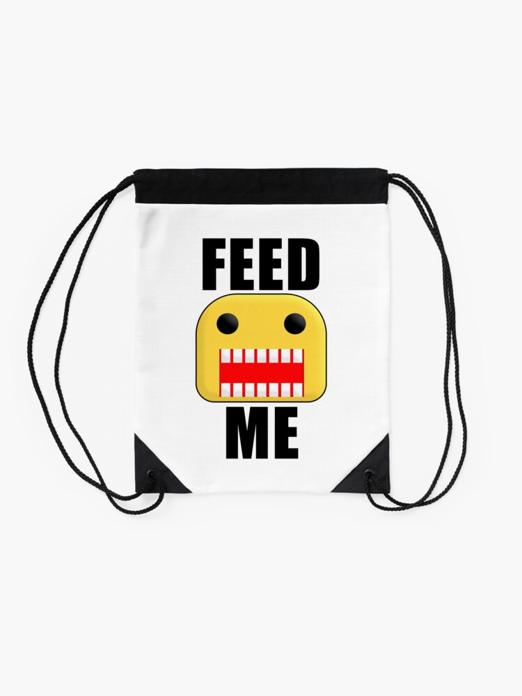 Roblox Feed Me Giant Noob Drawstring Bag By Jenr8d Designs - roblox feed me giant noob kids pullover hoodie by jenr8d designs