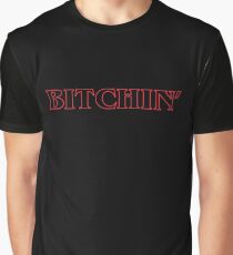 Camiseta gráfica Cosas extrañas Bitchin 'Outline