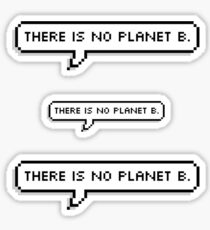 There is no planet B Sticker