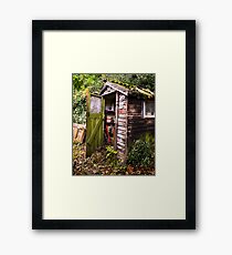 The Old Garden Shed Framed Print