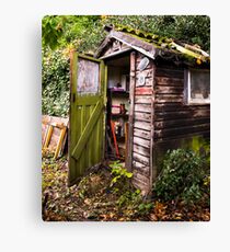The Old Garden Shed Canvas Print