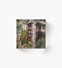The Old Garden Shed Acrylic Block