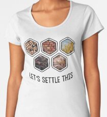 LET'S SETTLE THIS Settlers of Catan Women's Premium T-Shirt