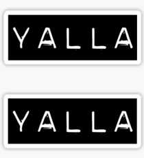 YALLA Sticker