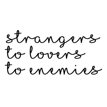 Stranger and lovers, Stranger and lovers