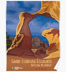 Vintage poster - Grand Staircase-Escalante Poster